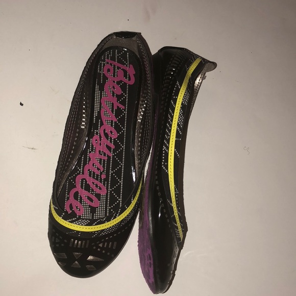 Betsey Johnson Shoes - Betseyville black flats like new, worn once.